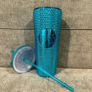 Starbucks Studded Tumbler - 24oz - Blue Chrome - Never Used